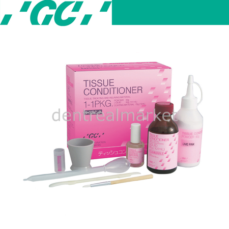 GC Dental Tissue Conditioner Soft Acrylic Lining Material White