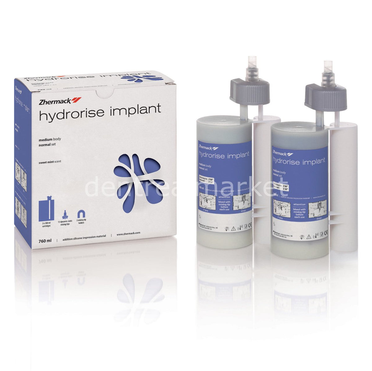 Zhermack Hydrorise Implant Impression Medium Body - 2x380 ml