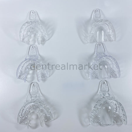 Bms Dental Autoclavable Plastic Impression Tray Set of 6