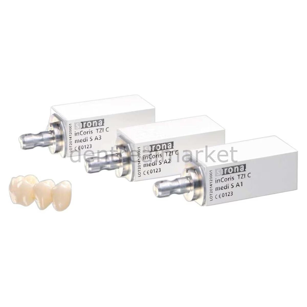 Dentsply-Sirona Cerec inCoris TZI C medi S CAD/CAM Block
