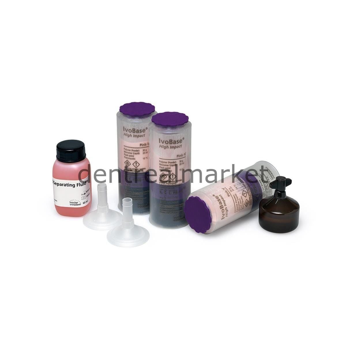 Ivoclar Vivadent IvoBase Hybrid Kit 20 Denture Base Material Pink V