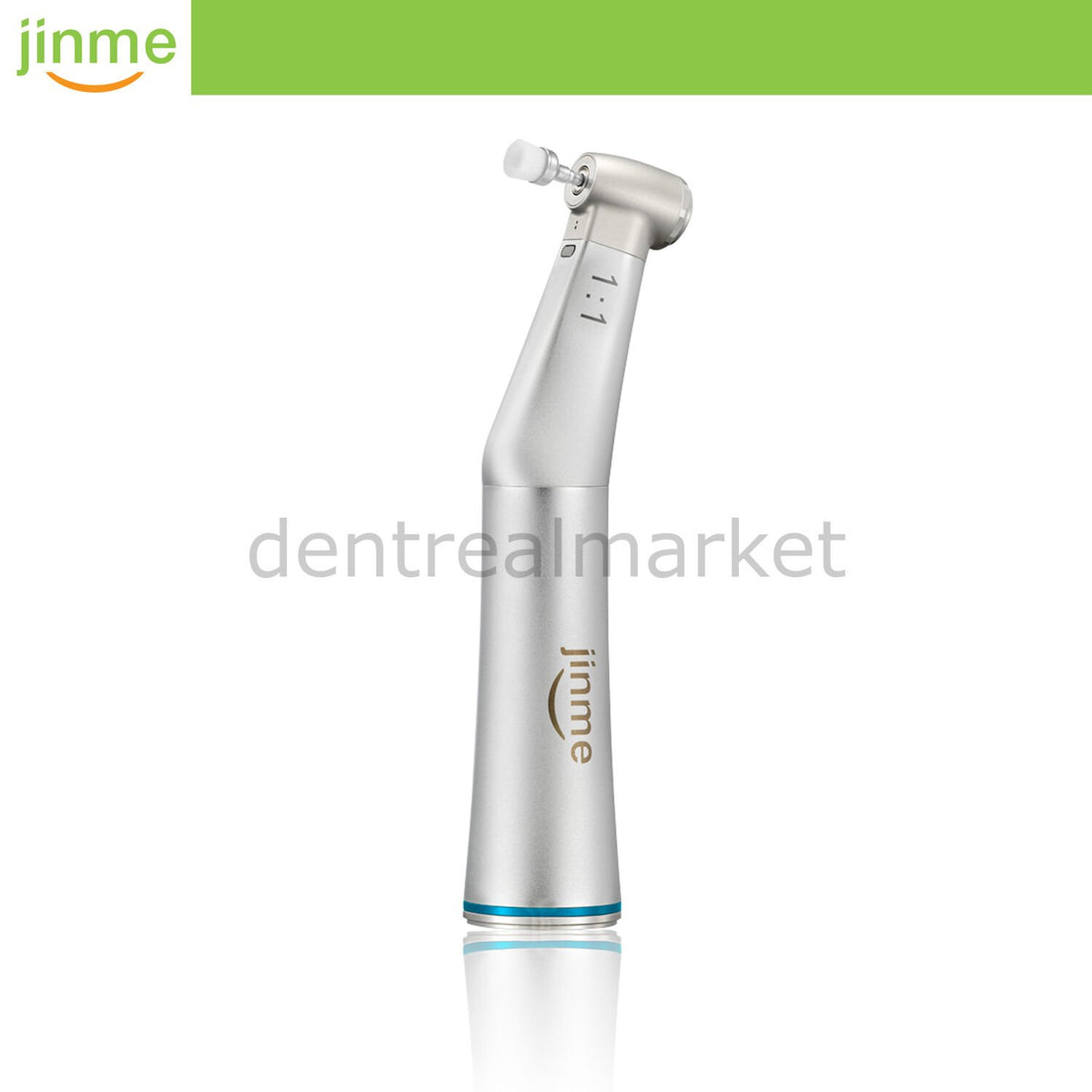 Jinme Lighted Blue-Band Contra-Angle 1:1 - JM