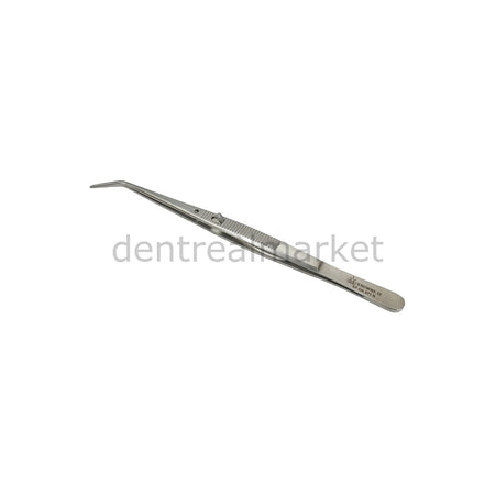 Krowne Locking College Tweezers - Locking Cotton and Material Forceps