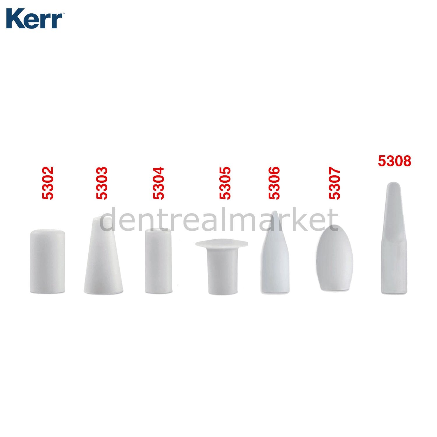 Kerr Comporoller Composite Contouring Refill Tip / Oval No. 5307