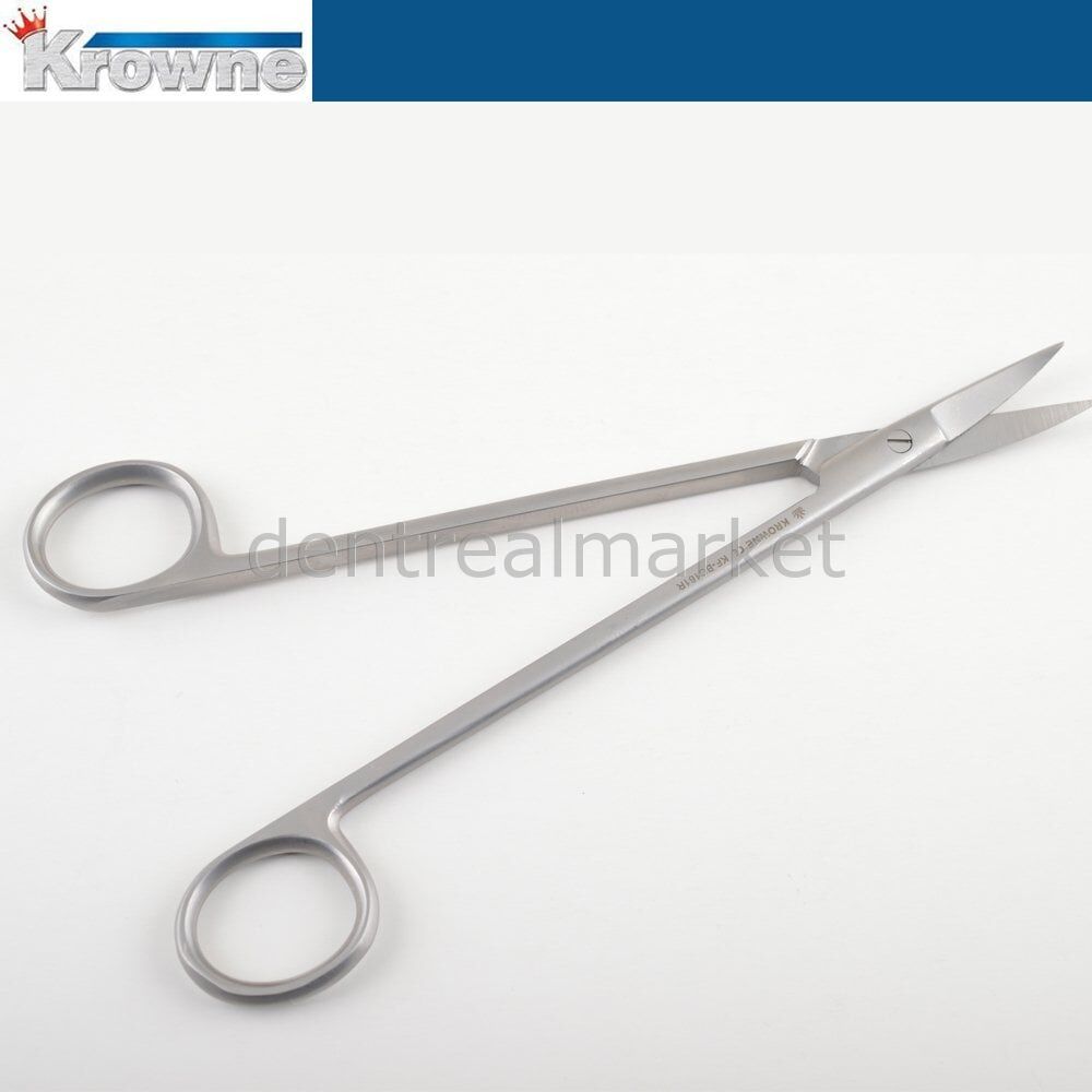 Krowne Kelly Surgical Scissors 17.5 cm Curved
