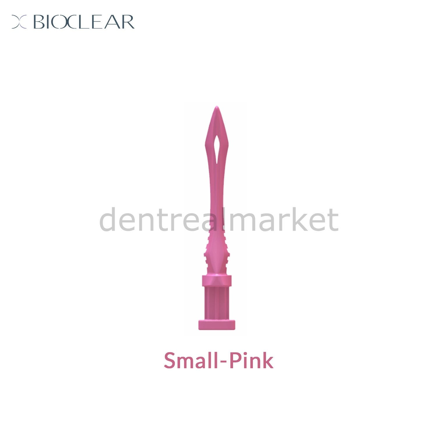 Bioclear Diamond Wedge - Small/Pink - Pack of 8