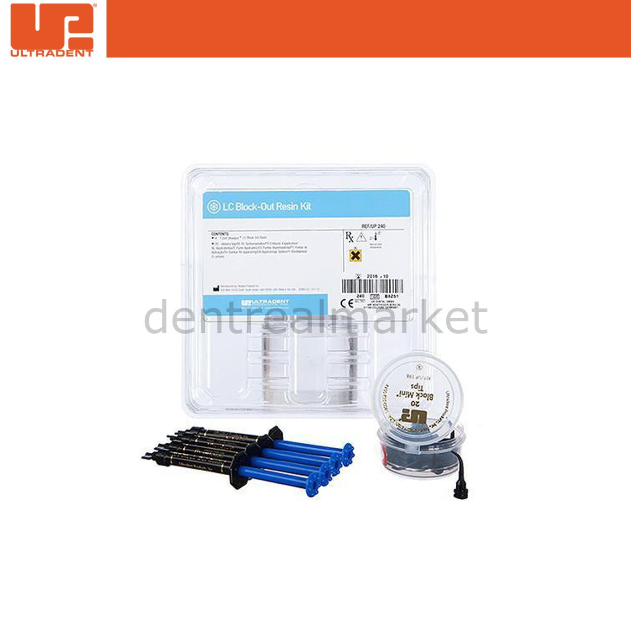 Ultradent LC Block-Out Resin 4 × 1.2 ml + Tips