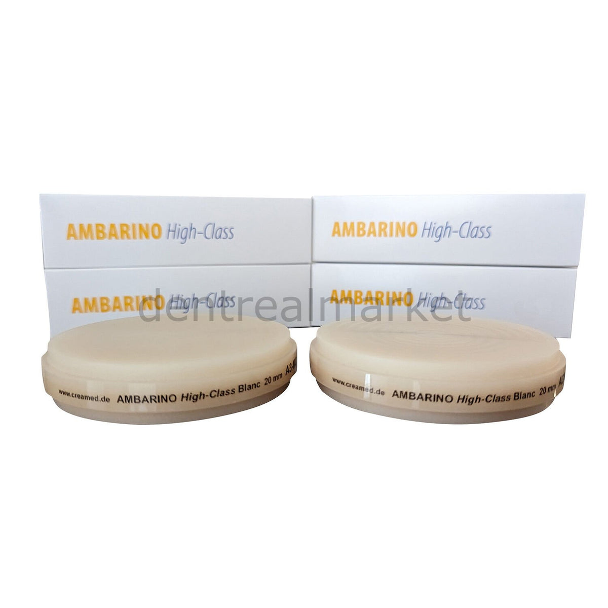 Creamed Ambarino High-Class Hybrid Glass Ceramic Multicolor Ultra Hard Disk - 15 mm