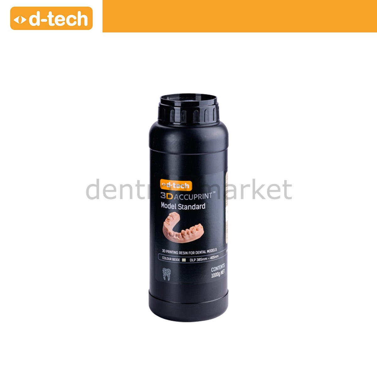 D-Tech 3D Printing Resin Model Standard Beige 1000 g