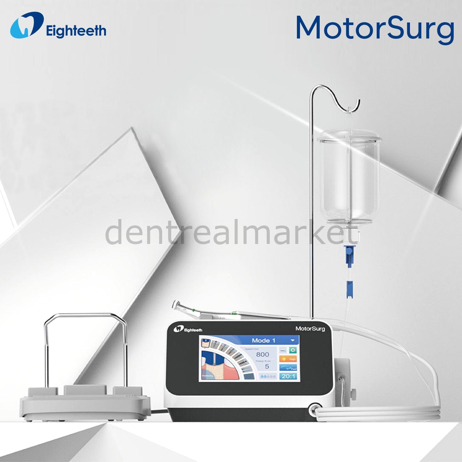 Eighteeth Motorsurg Illuminated Physiodispenser Implant Motor