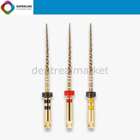 Superline Nic KV-U File Flexmaster Canal File - GOLD
