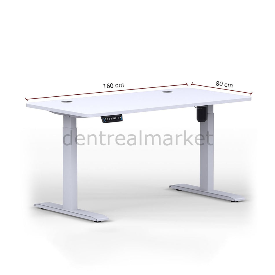 Drm Dental O-Flex Electric Height-Adjustable Ergonomic Desk 160 × 80 cm