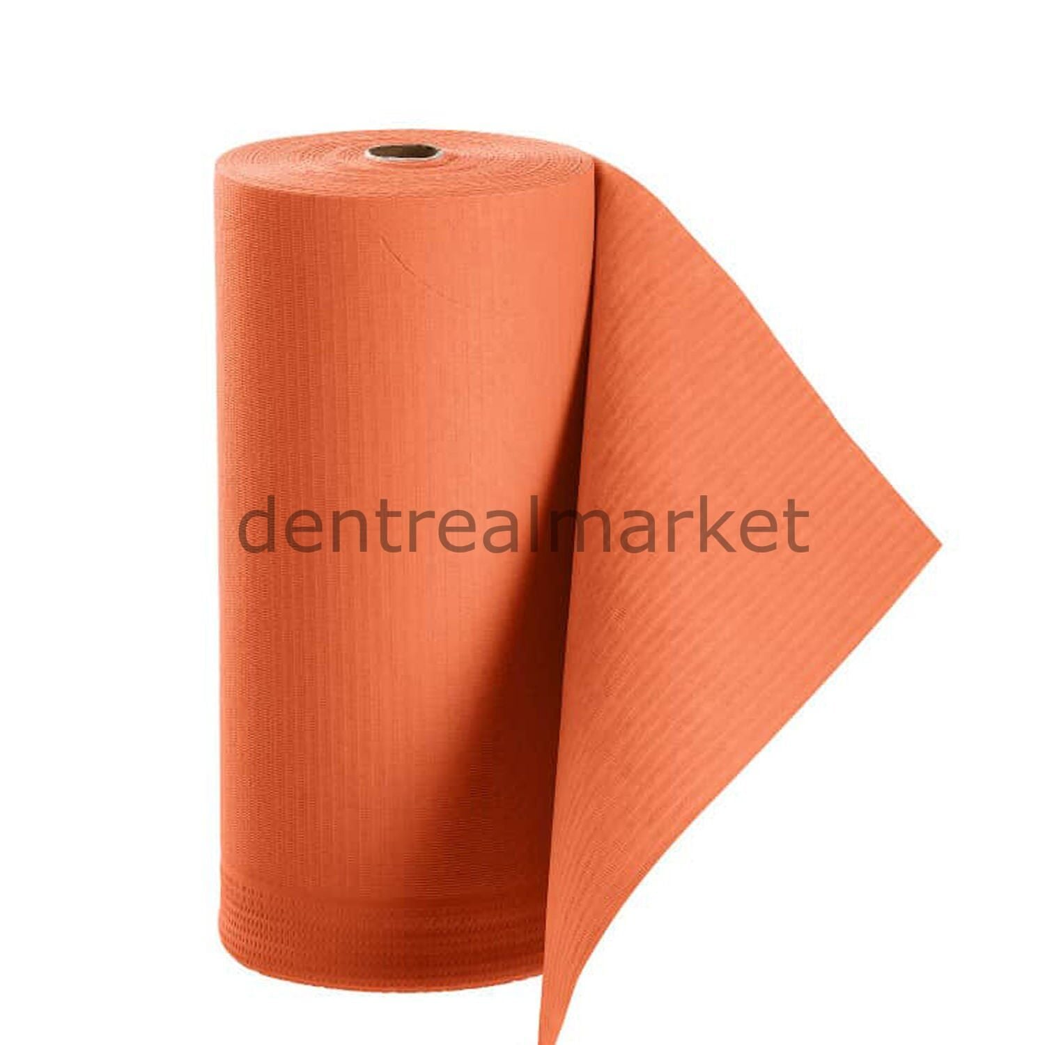 Ceda European Roll Dental Patient Bib — Orange