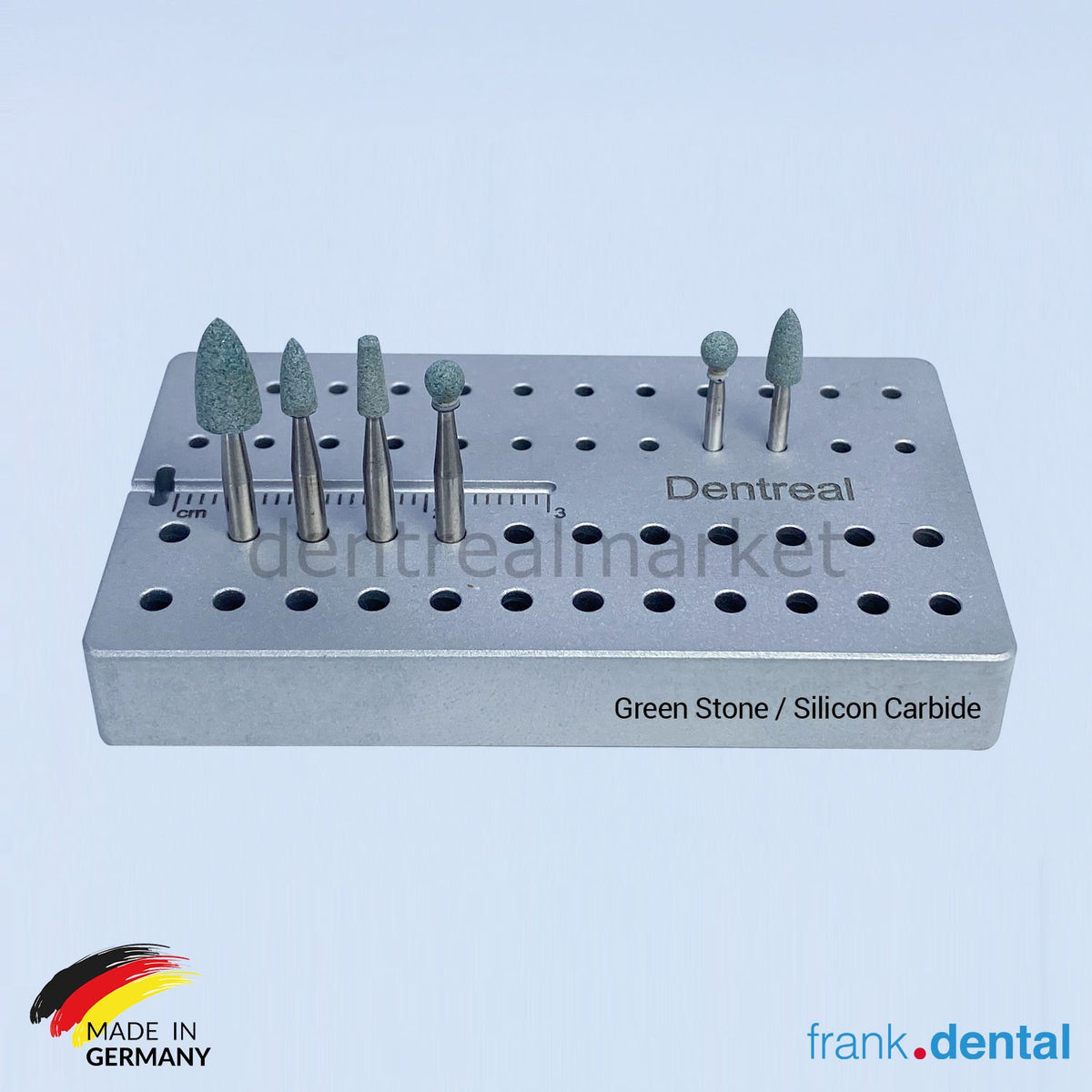 Green Stone Polishing Burs Kit - Finish Ceramics