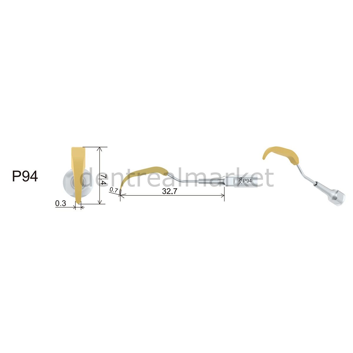 Woodpecker P94 Implant Cleaning Tip - EMS, Mectron, Woodpecker, W&H Compatible