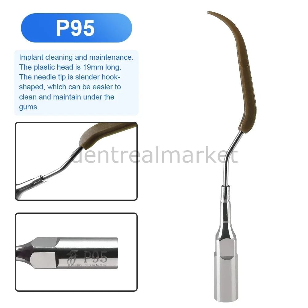 Woodpecker P95 Implant Cleaning Tip - EMS, Mectron, Woodpecker, W&H Compatible