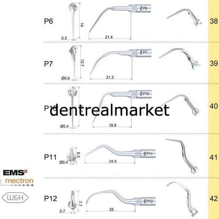Woodpecker P3D Periodontic Scaler Tip - EMS, Mectron, Woodpecker, W&H Compatible