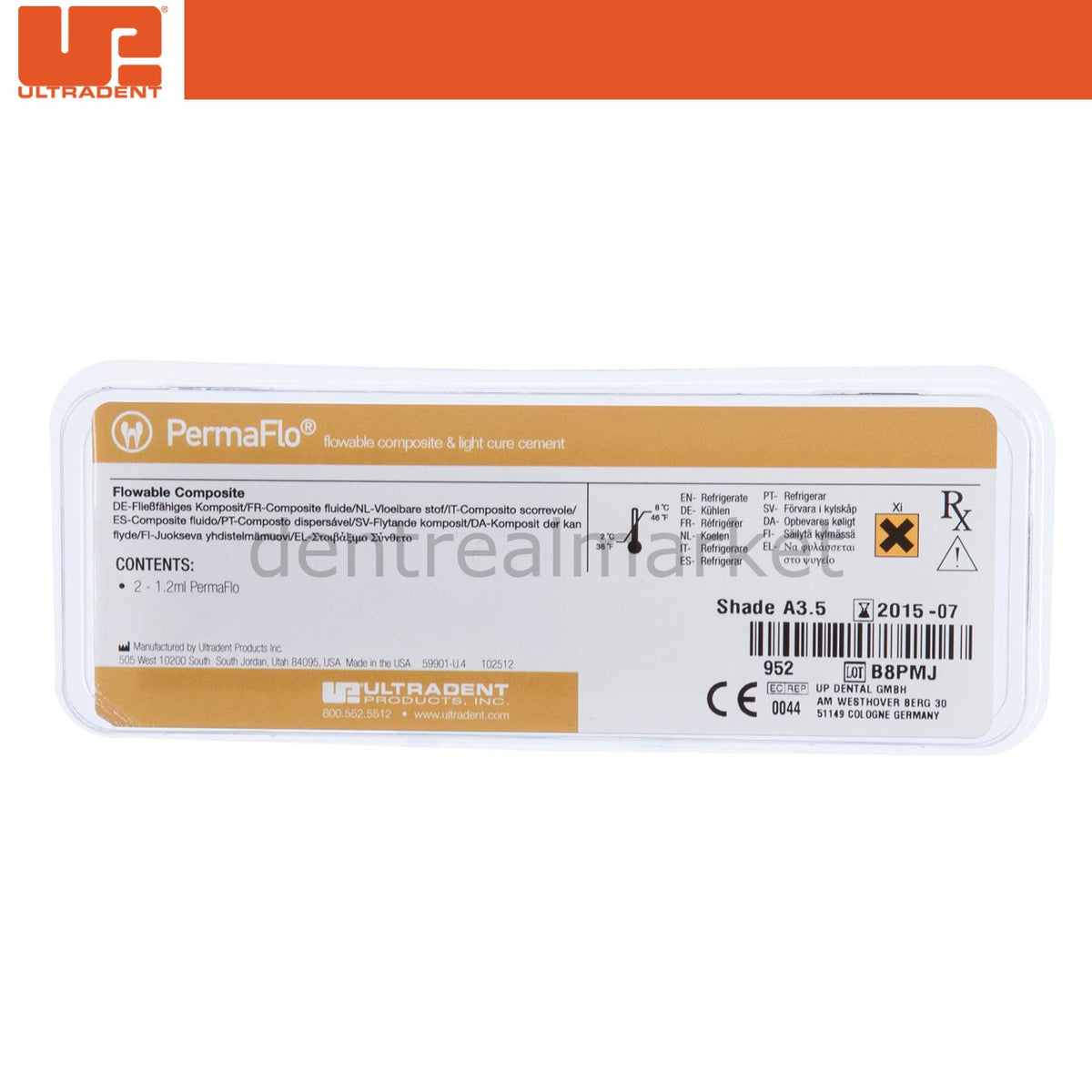 Ultradent PermaFlo Flow Dentin Opaquer Flowable Composite Refill