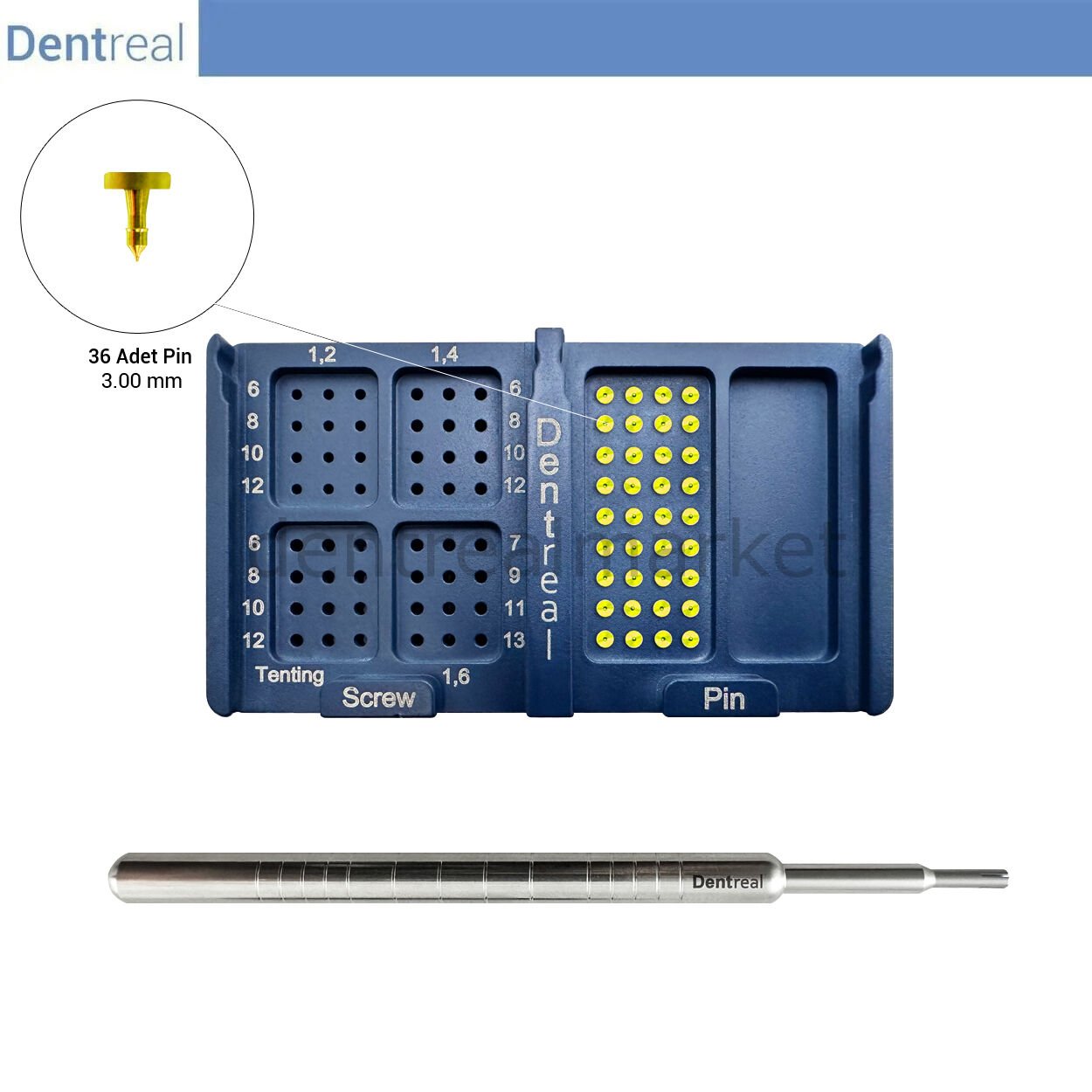 Omnitech OmniFIX Membrane Fixation Pin Set 3 mm – 36 Pins