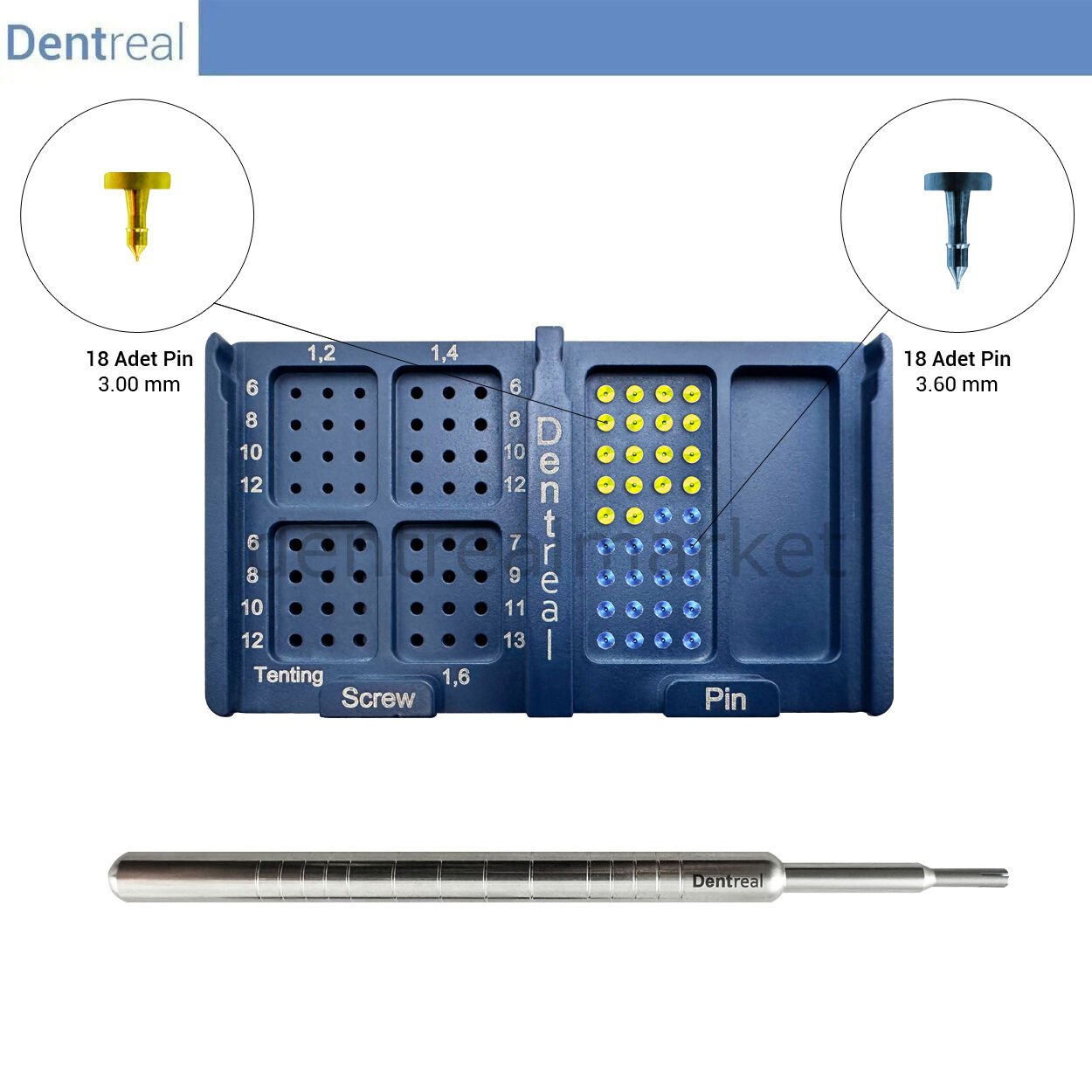 Omnitech New Omnitech Membrane Fixation Pin Set - 36 Pin