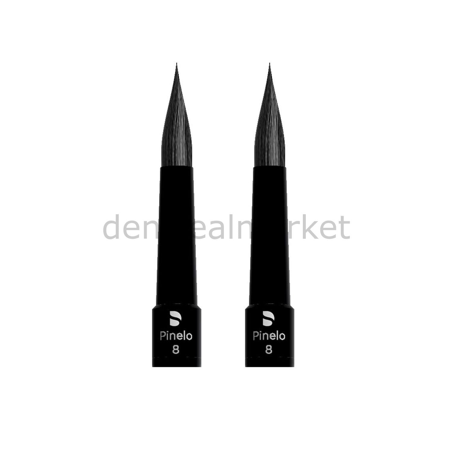 Dentsply-Sirona Pinelo Porcelain Makeup Brush Tip Refill Pack of 2 No. 8