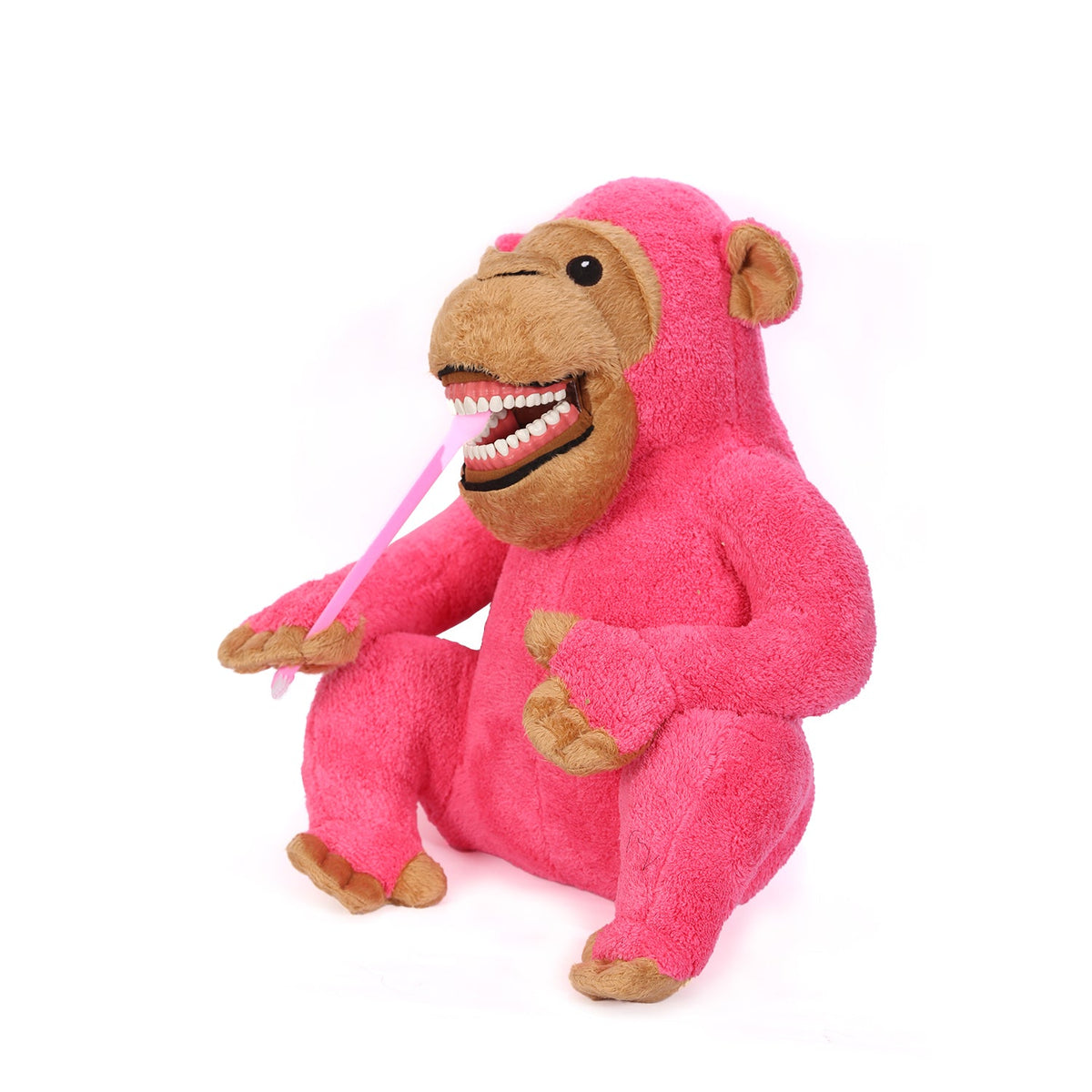 Monkey Razor Bush Sunray - Pink Monkey Tooth Brush Teaching Model – DentrealStore