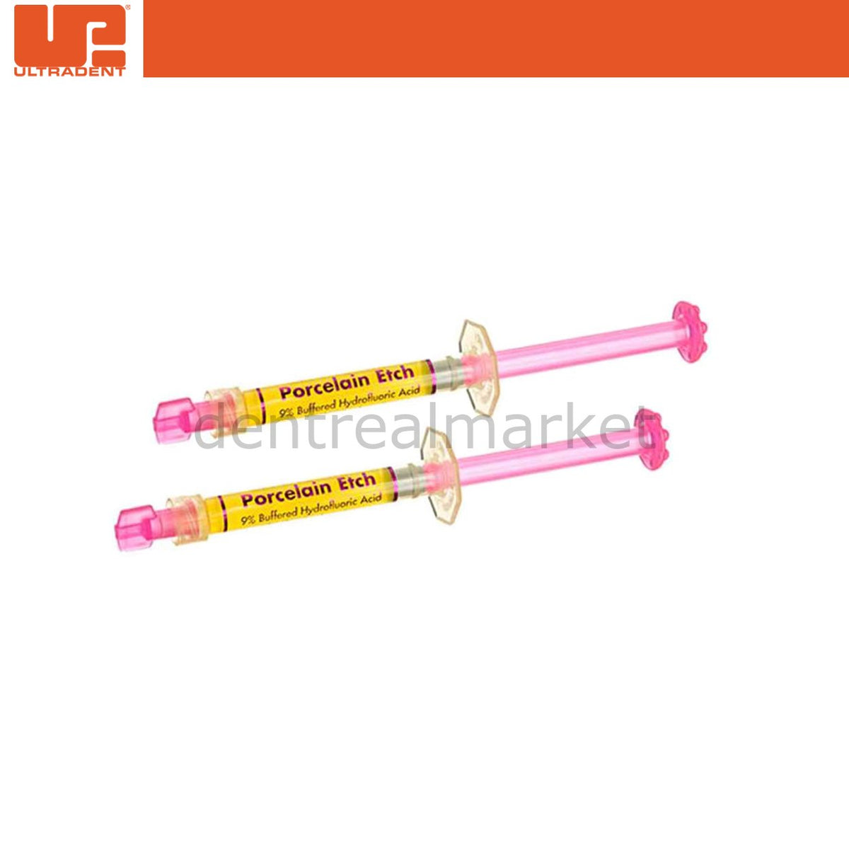 Ultradent Porcelain Etch - Porcelain Acid - 2 x 1.2 ml