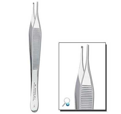 Jensen Micro Adson Tissue Forceps Straight — Pack of 10