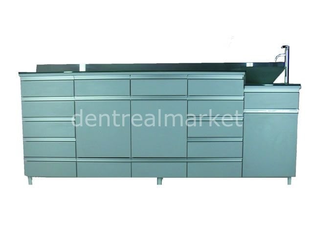 Star Dental Clinic Cabinet with Glass 250 cm Xt - D
