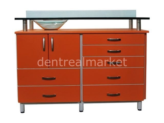 Star Dental Clinic Cabinet with Glass 120 cm Xt - F