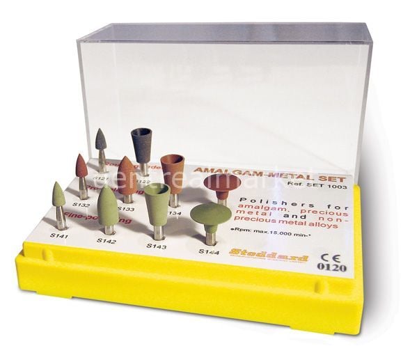 Stoddard Amalgam Polishing Rubber Set No. 1003