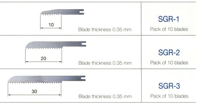 Nsk SGR-E Surgical Saw Handpiece Tip – Pack of 10