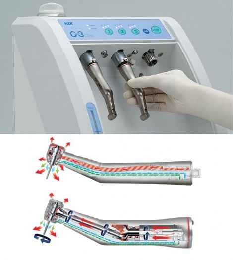 NSK CARE3 PLUS Handpiece Cleaning and Lubrication System