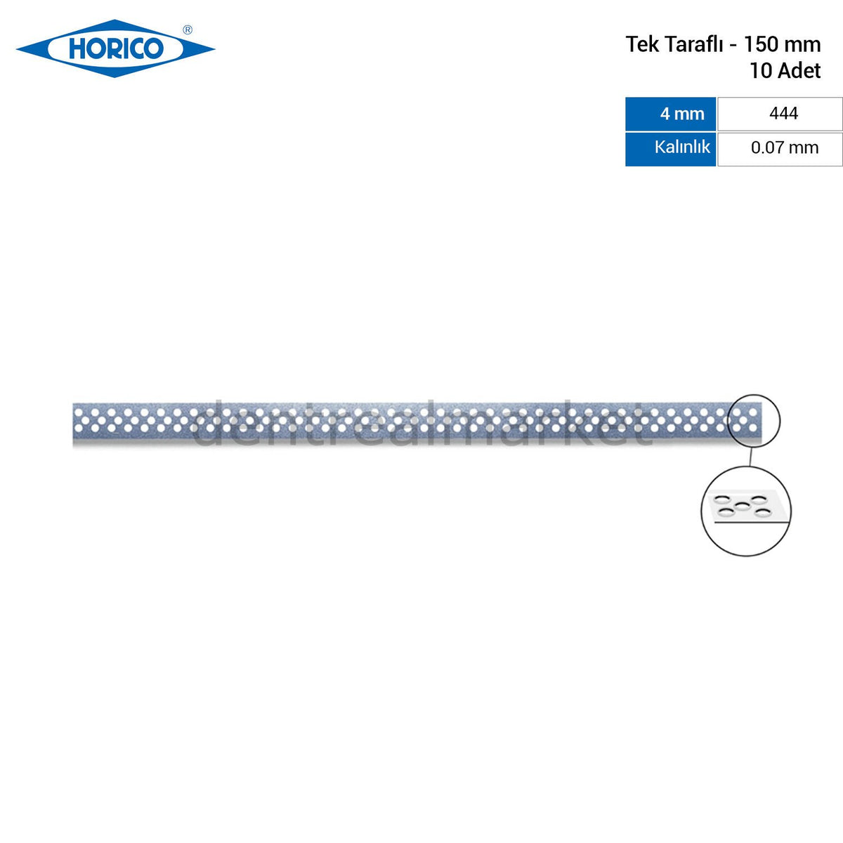 Horico Prophylaxis Interproximal Strip - Single-sided - Pack of 12