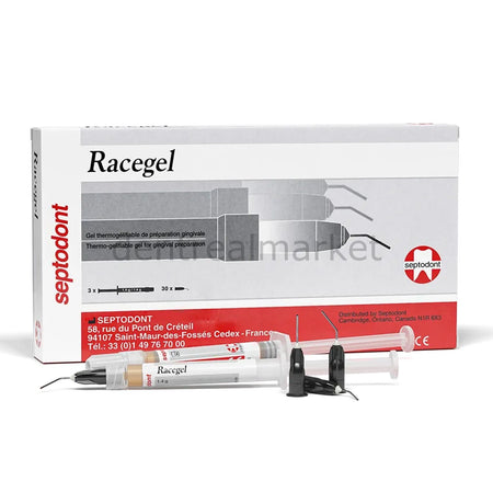 Septodont Racegel Aluminum Chloride Retraction Gel 3x1.4g Syringe