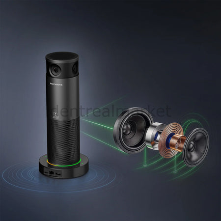 Rocware RC360 4K BYOM 360° Panoramic Video Conferencing Camera