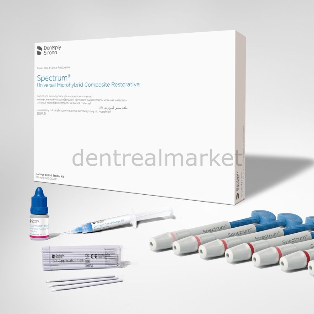 Dentsply-Sirona Spectrum Universal Microhybrid Composite Set 7×4 g
