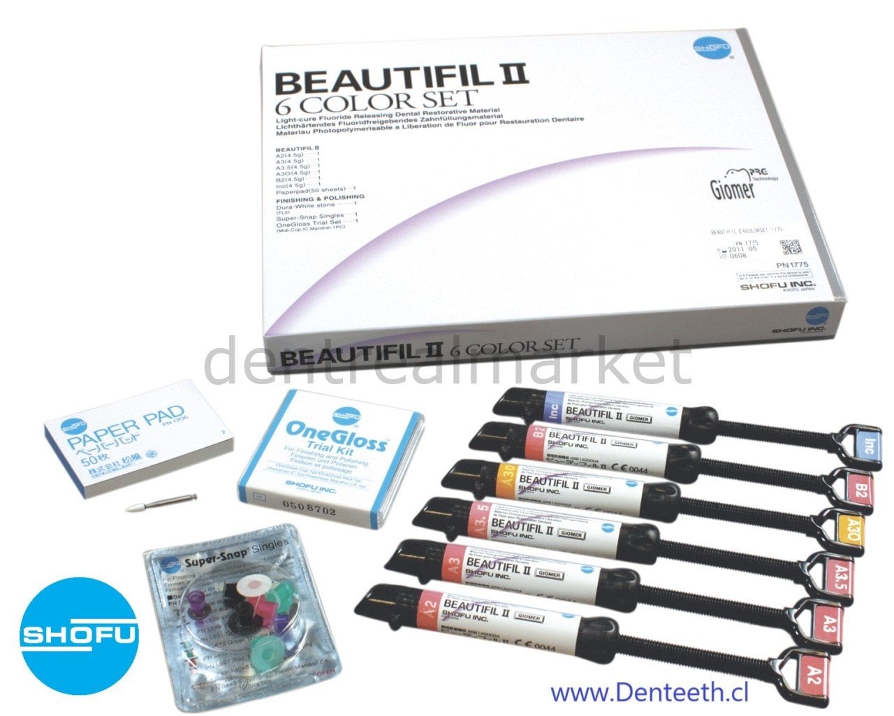 Shofu Beautifil II Composite Syringe Set