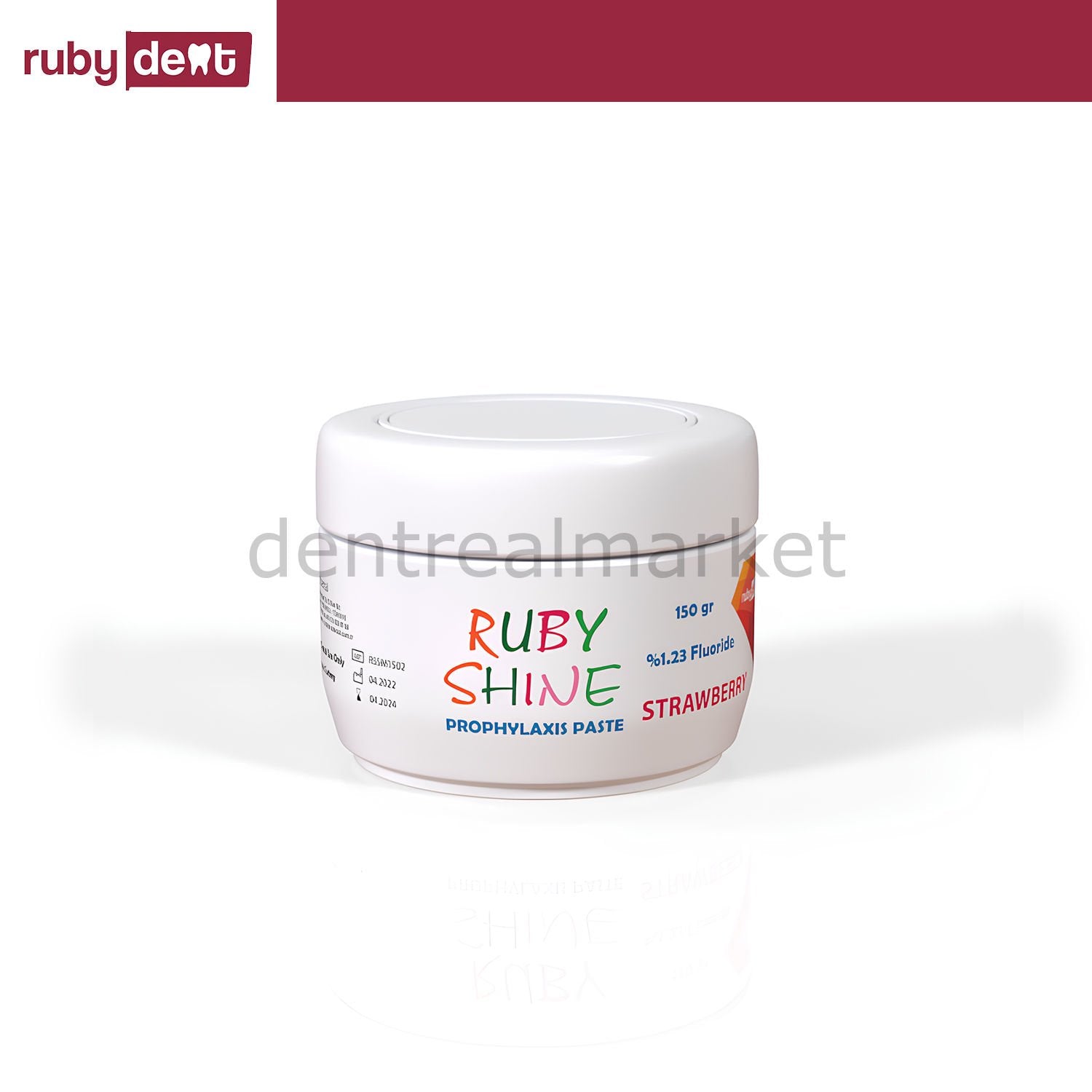 Rubydent RubyShine Polishing and Cleaning Paste 150 g