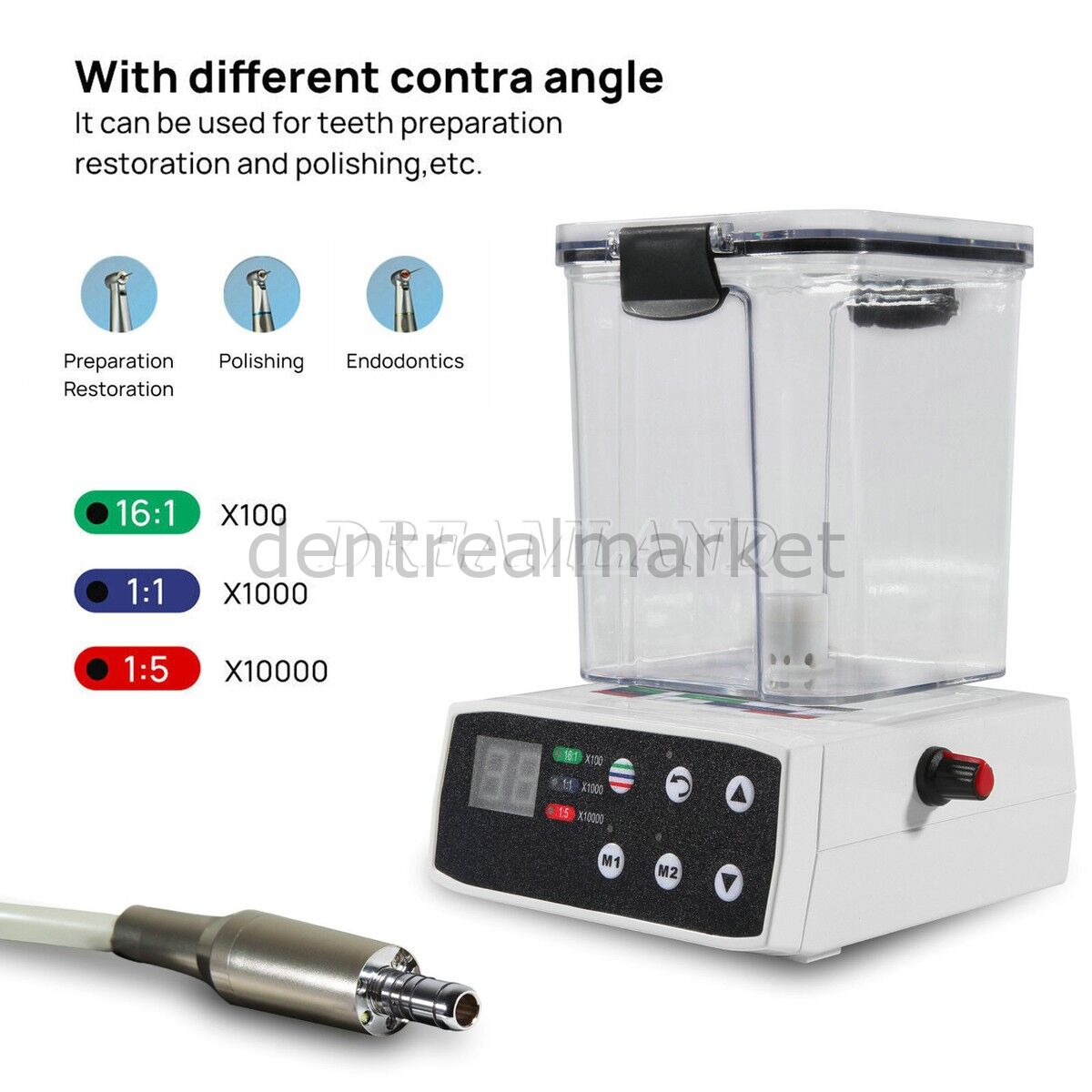 Dentreal Micromotor with Water Reservoir - Suitable for Surgical and Educational Use