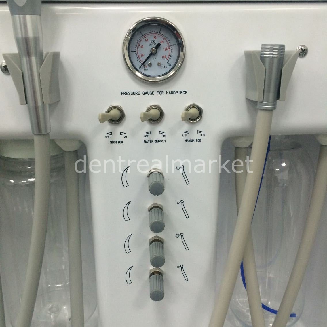 Greeloy P206S Portable Dental Unit - 6 Outlets