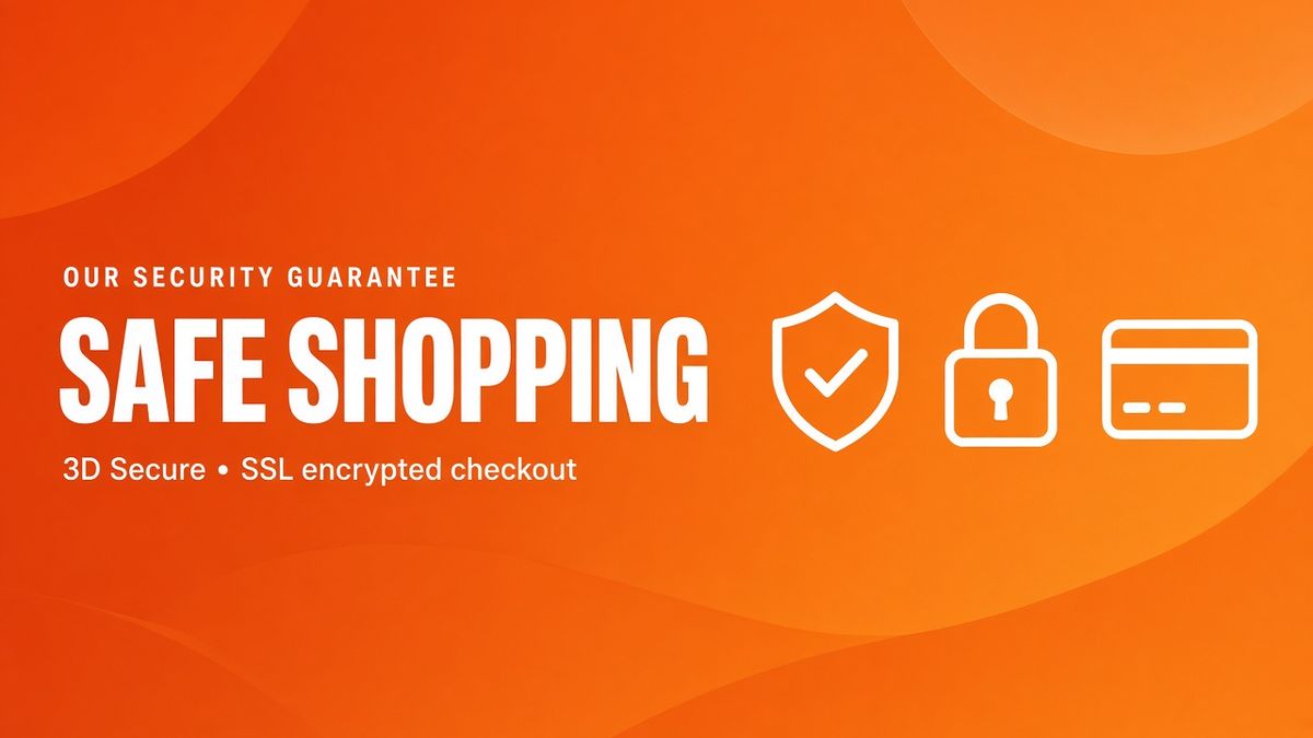 Safe shopping with 3D Secure and SSL checkout