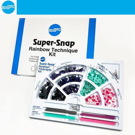 Shofu Super Snap Rainbow Composite Polishing and Finishing Disc Set 180-piece