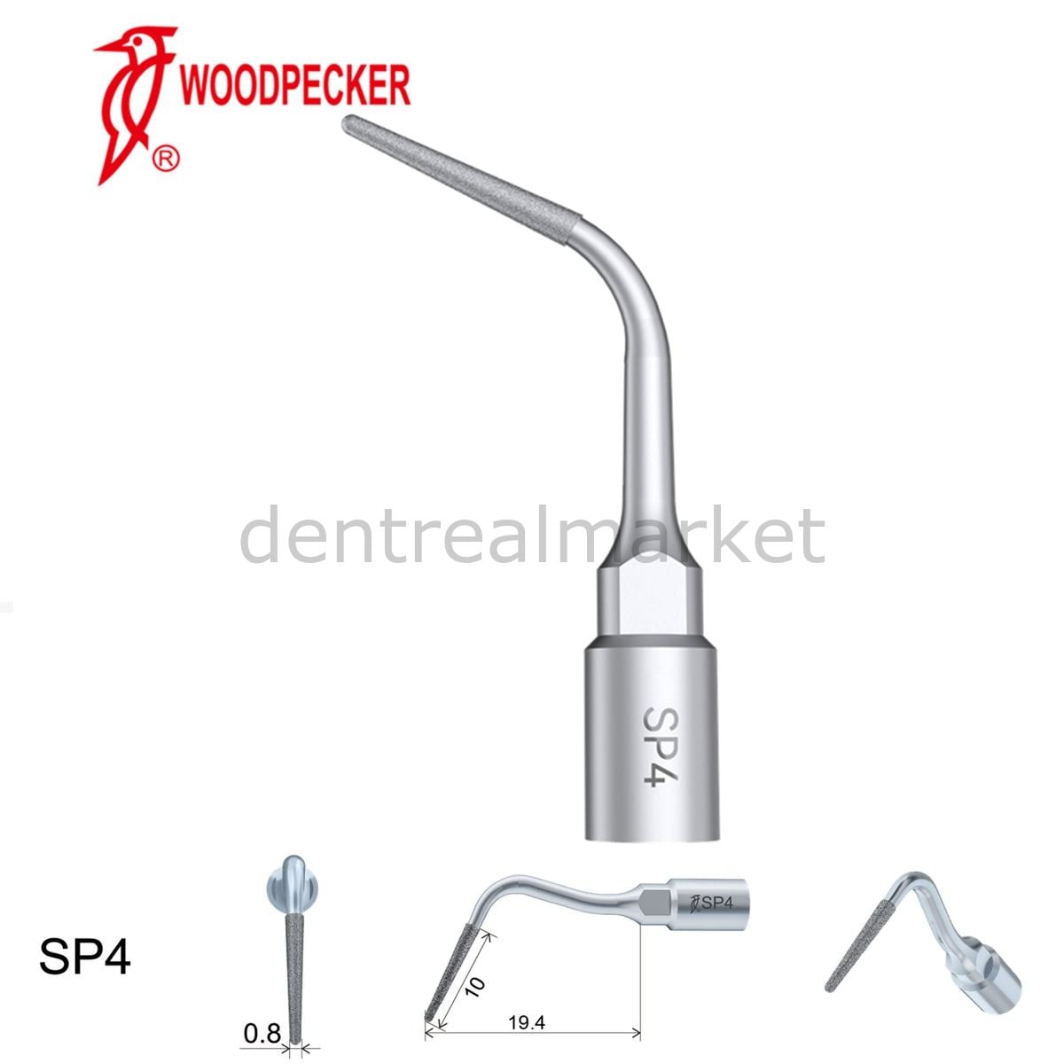 Woodpecker Ultrasurgery SP4 Periodontology Tip Compatible with AiSurgery and Satelec