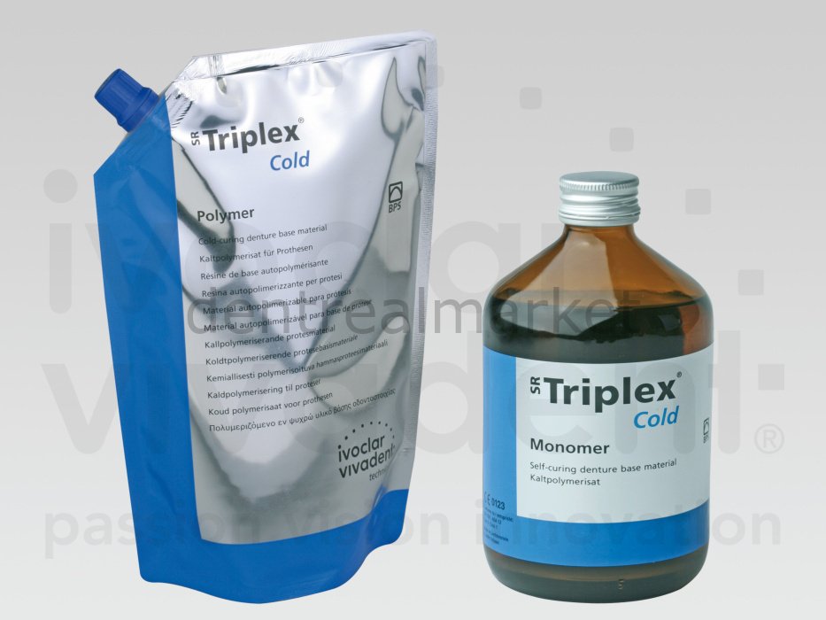 Ivoclar Vivadent SR Triplex Cold Cold-Cure Acrylic Kit 1 kg + 500 ml Shade 27