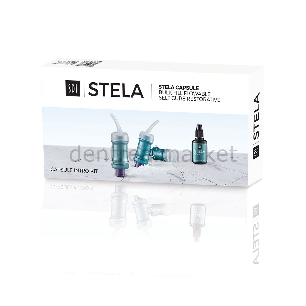 Sdi Dental Stela Bulkfill Flowable Composite Capsule 50-Pack - Light-Free Filling