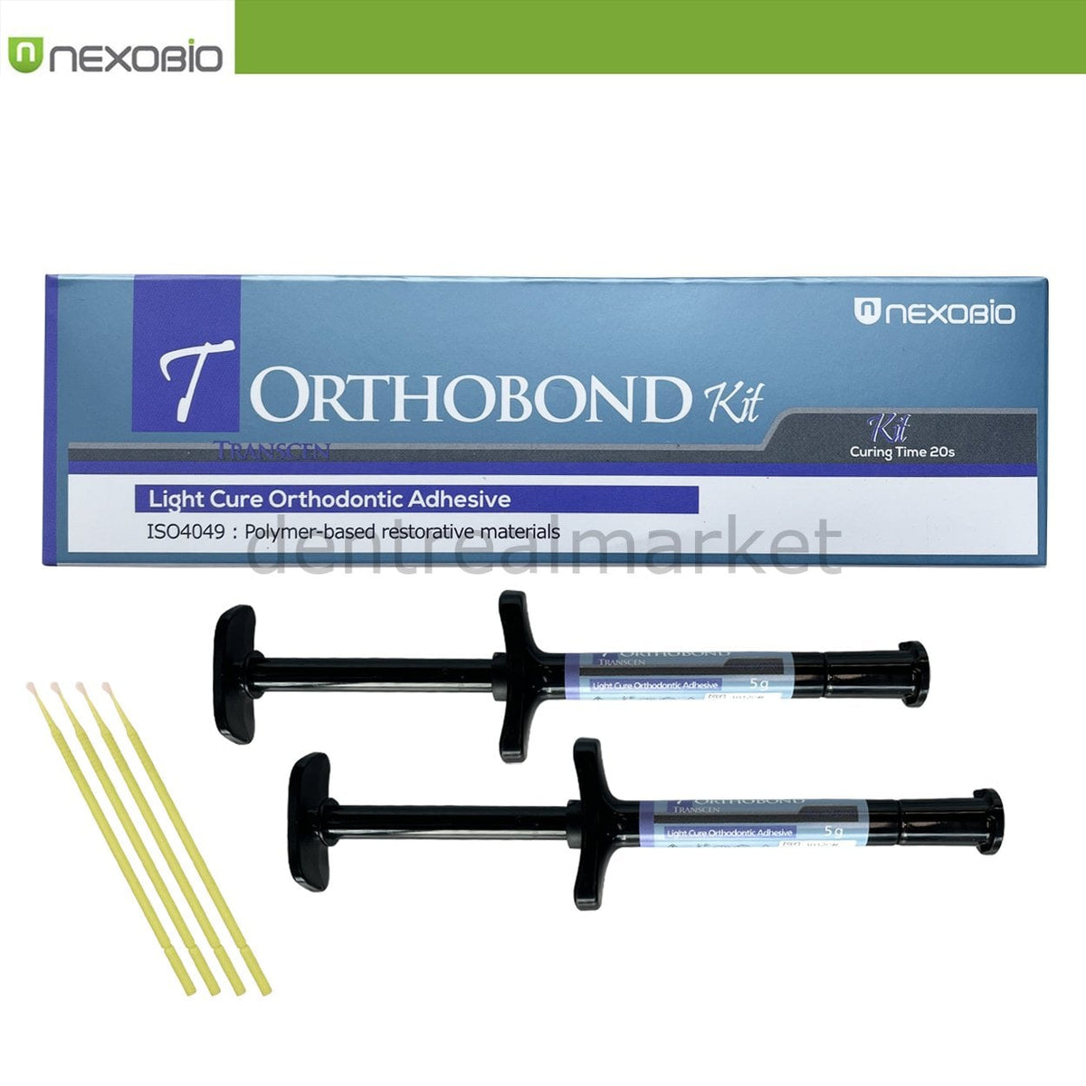 Nexobio T-Orthobond Bracket Bonding Cement Kit