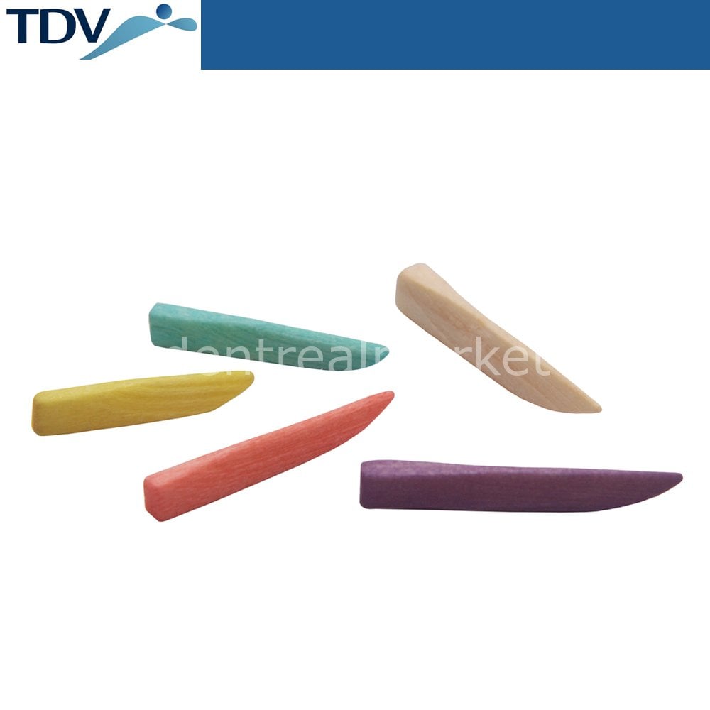 TDV Dental Anatomical Wood Wedge Assortment