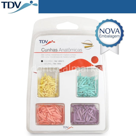 TDV Dental Anatomical Wood Wedge Assortment