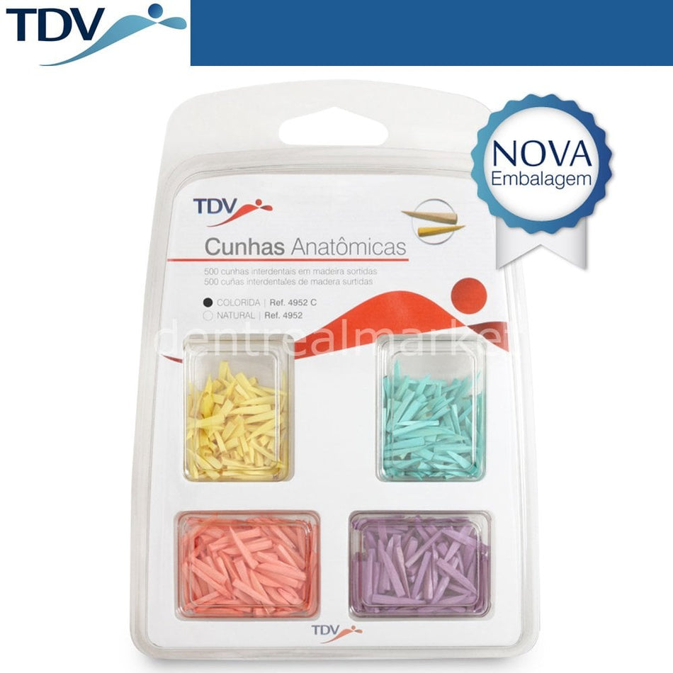 TDV Dental Anatomical Wood Wedge Assortment